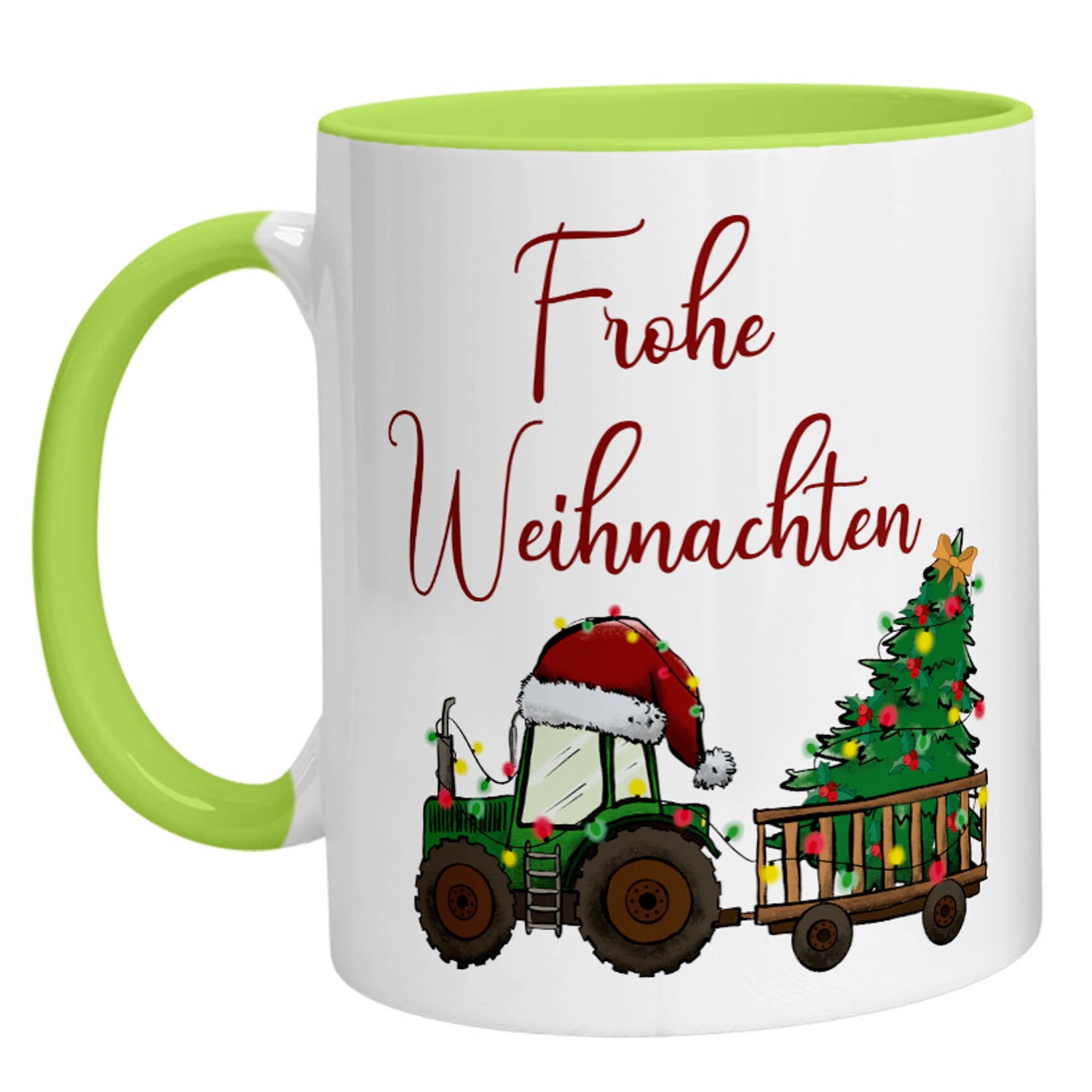 Tasse – Frohe Weihnachten Trecker - Zwergenstick