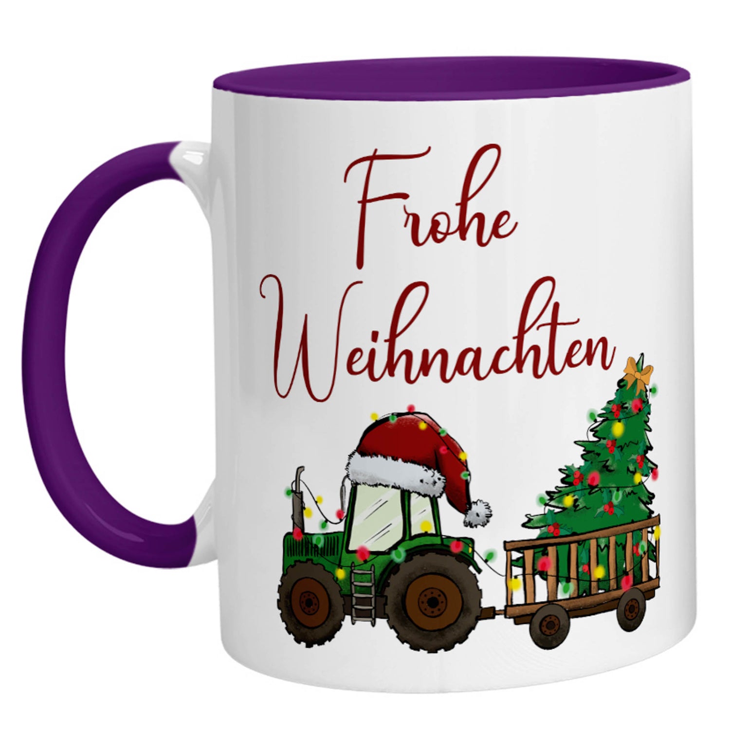 Tasse – Frohe Weihnachten Trecker - Zwergenstick
