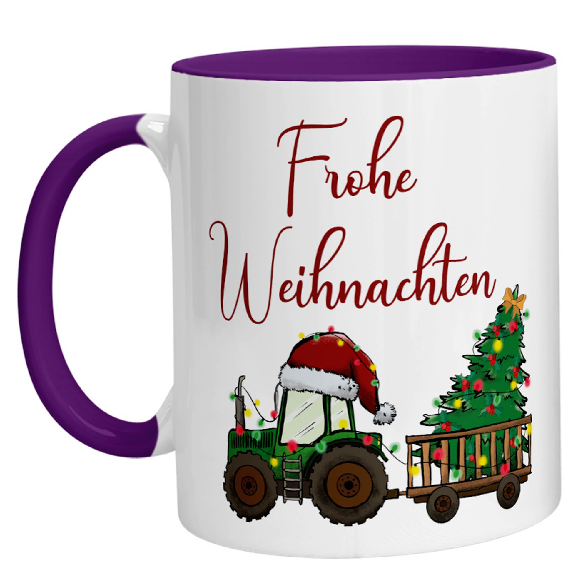 Tasse – Frohe Weihnachten Trecker - Zwergenstick