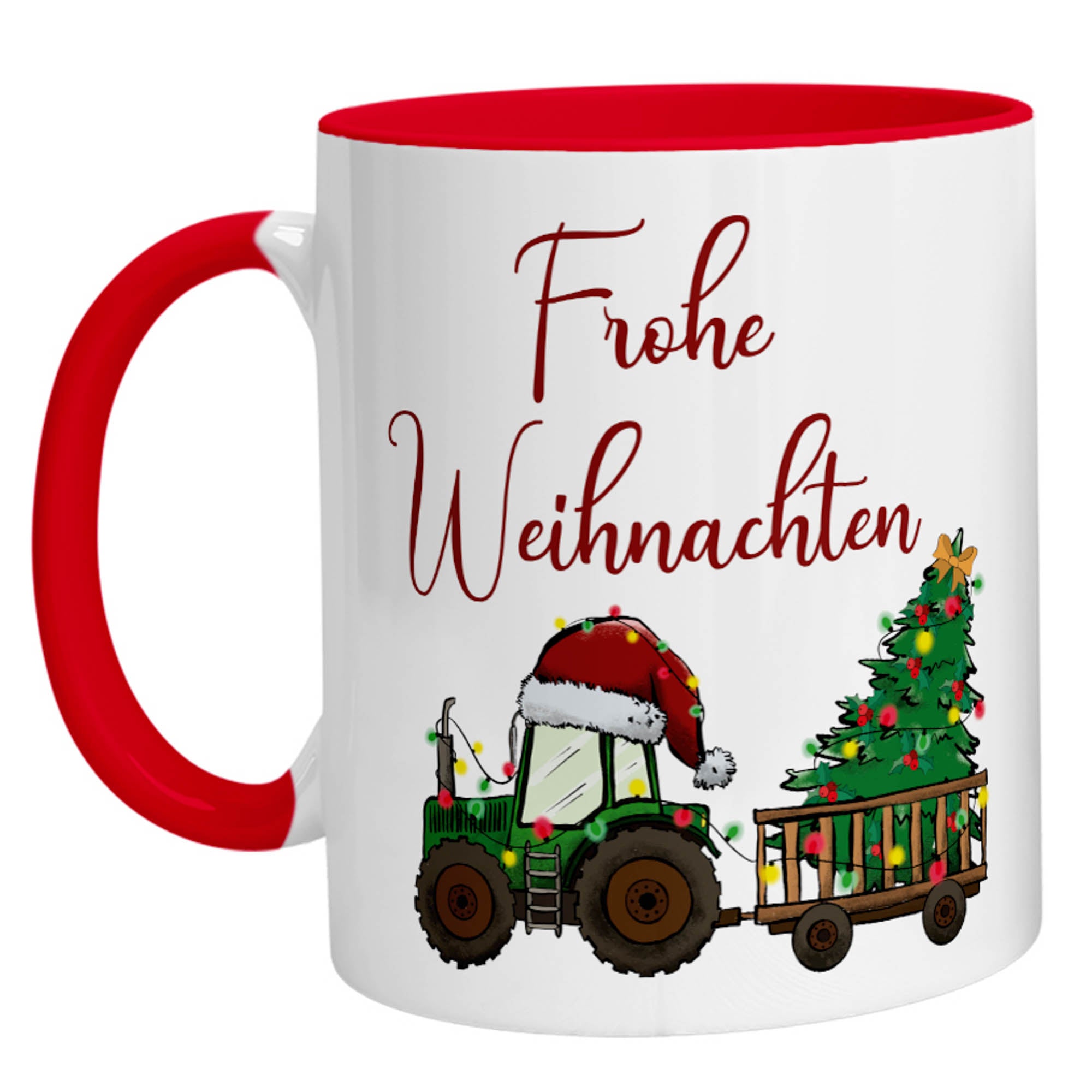 Tasse – Frohe Weihnachten Trecker - Zwergenstick