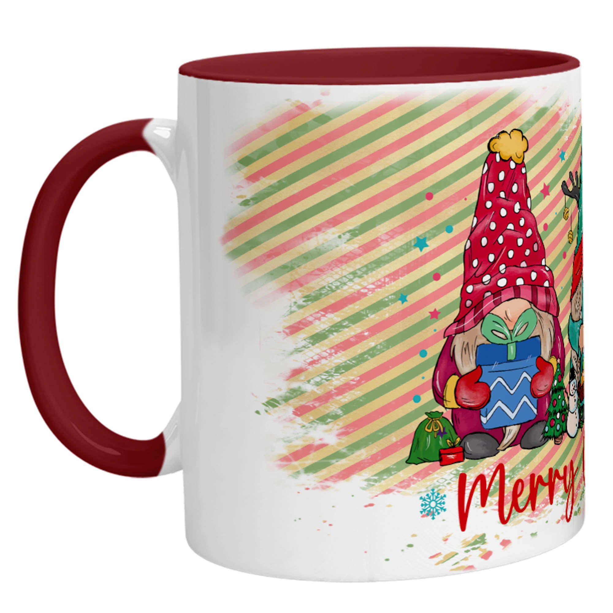 Tasse – Merry Christmas Gnome - Zwergenstick