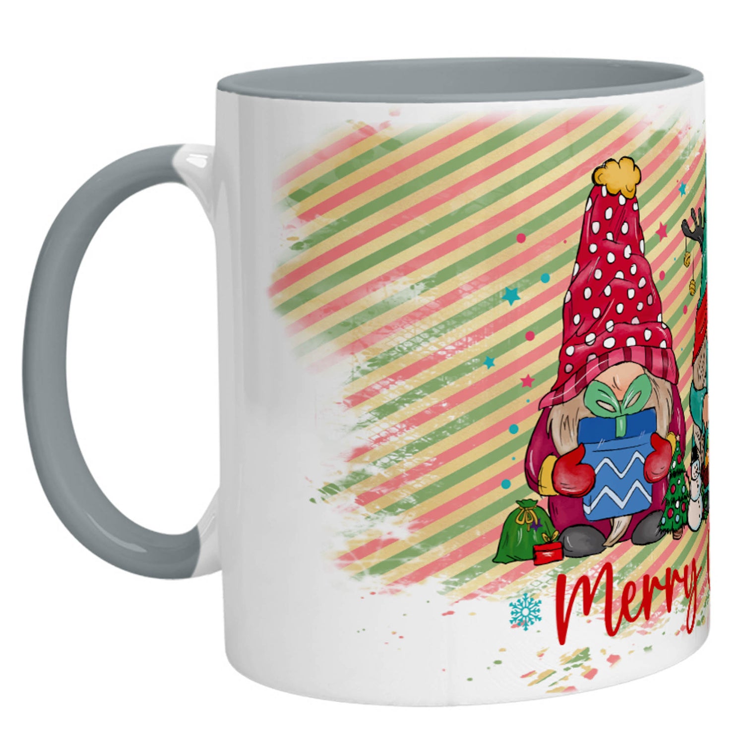 Tasse – Merry Christmas Gnome - Zwergenstick