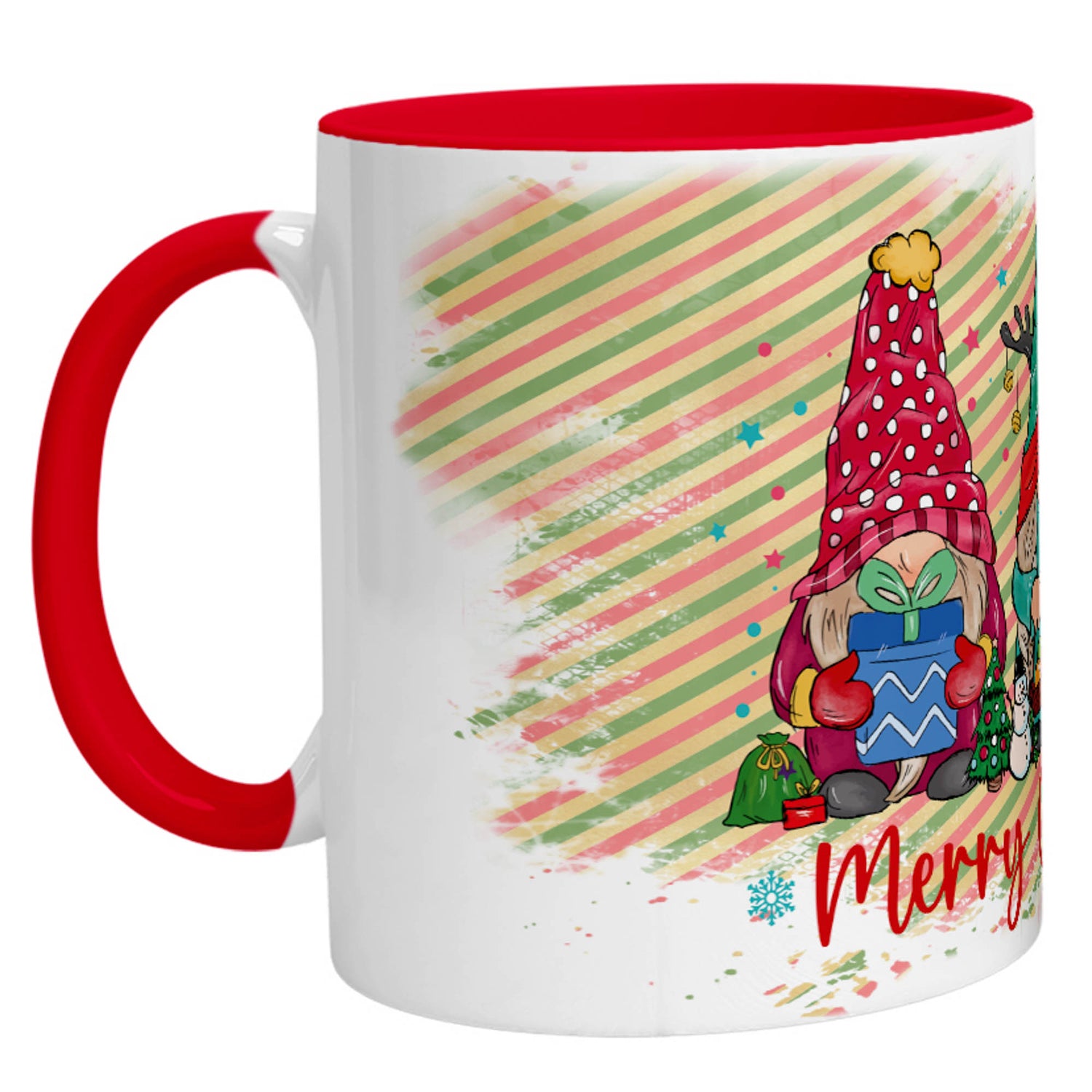 Tasse – Merry Christmas Gnome - Zwergenstick