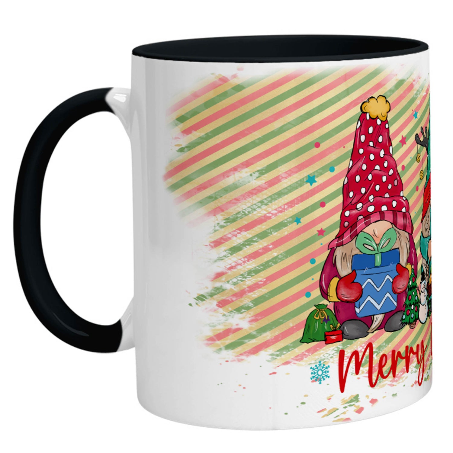 Tasse – Merry Christmas Gnome - Zwergenstick