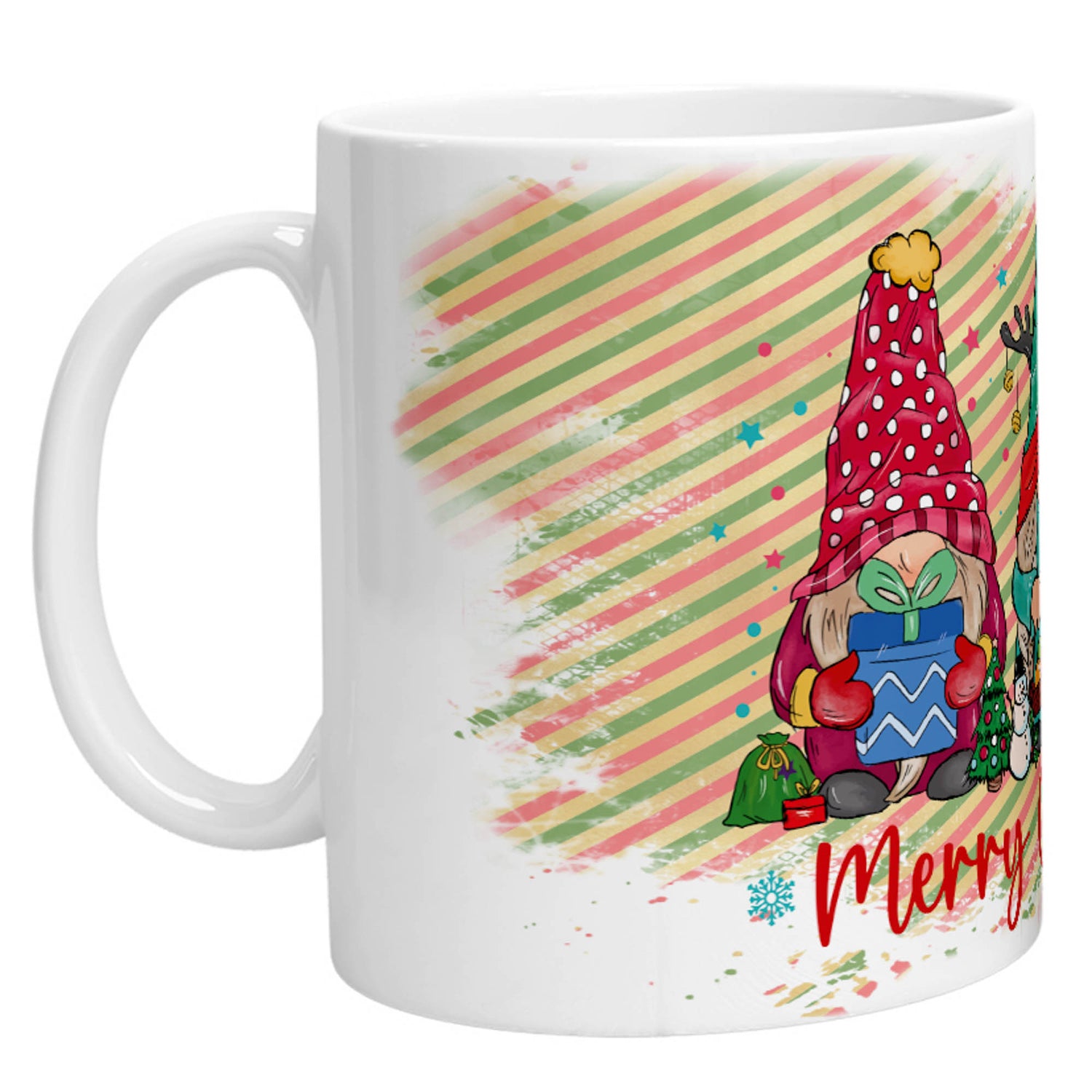 Tasse – Merry Christmas Gnome - Zwergenstick