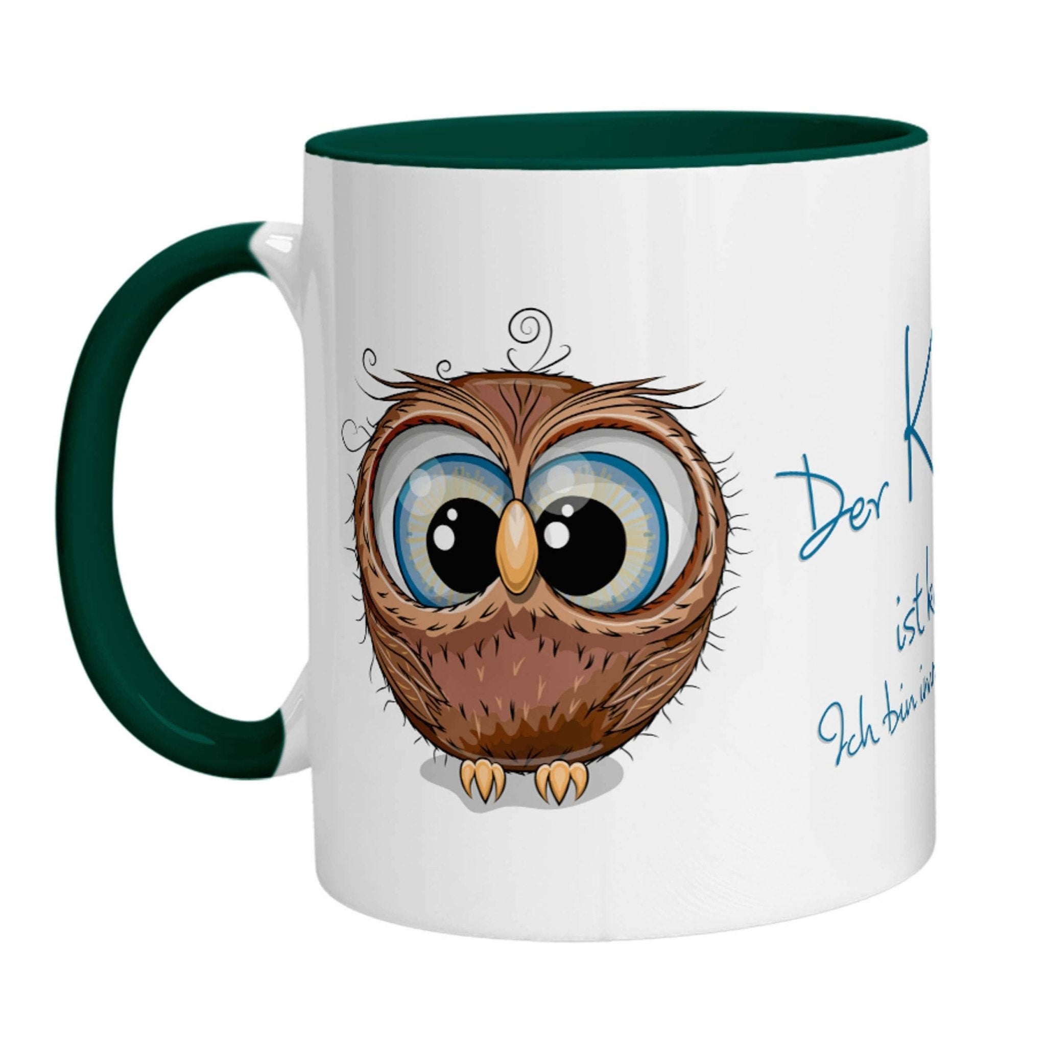 Tasse - Eule Der Kaffee ist kaputt! Ich bin immer noch müde. - Zwergenstick