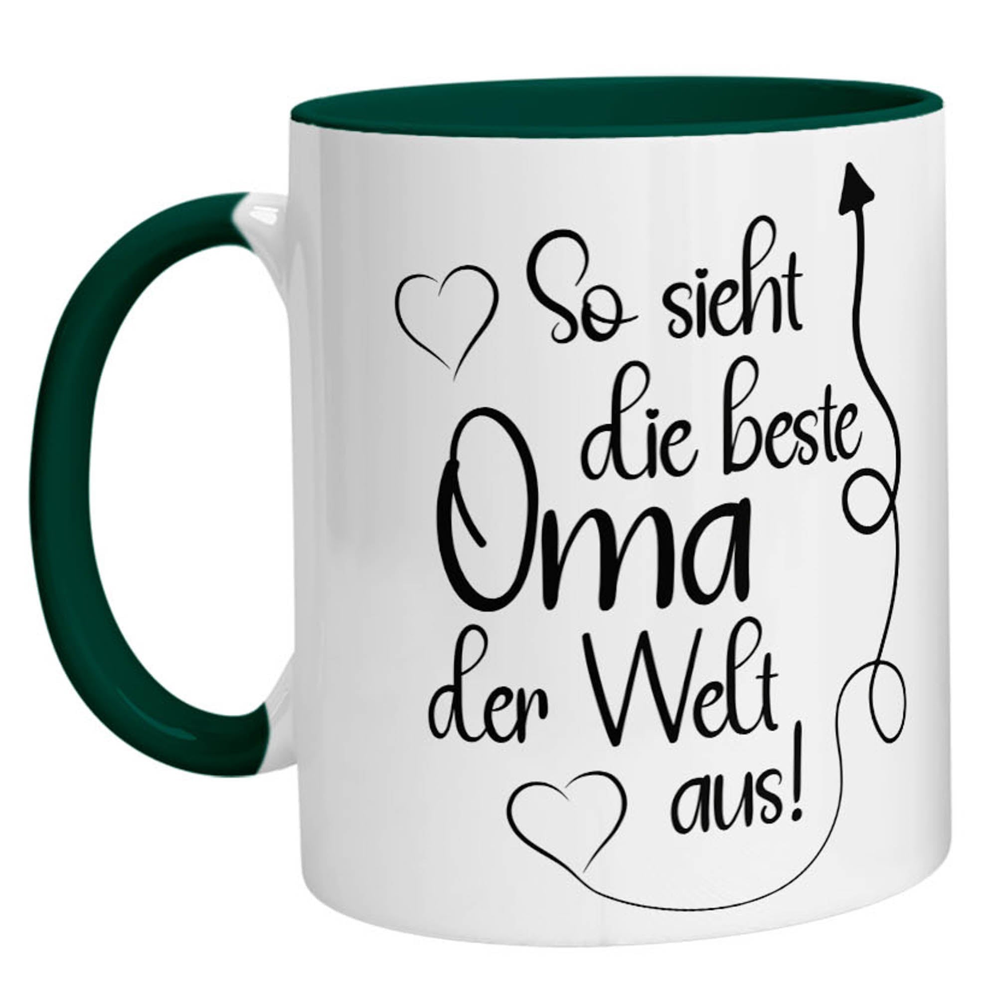 Tasse - So sieht die beste Oma der Welt aus - Zwergenstick