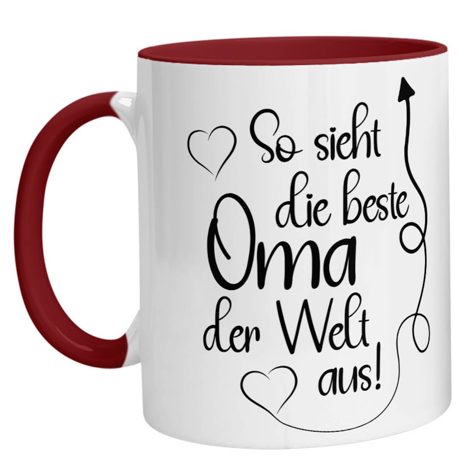 Tasse - So sieht die beste Oma der Welt aus - Zwergenstick