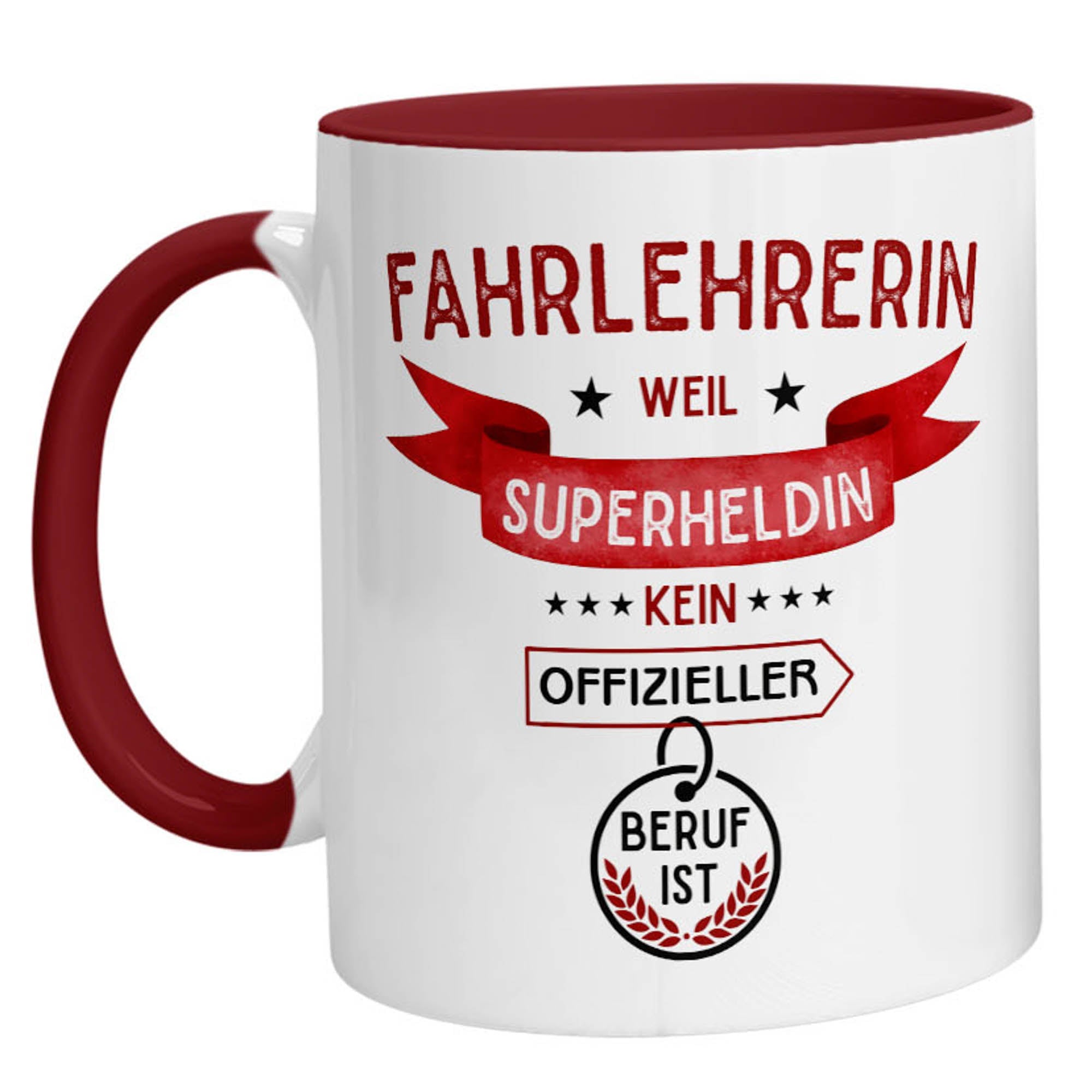 Tasse - Superheldin Fahrlehrerin - Zwergenstick