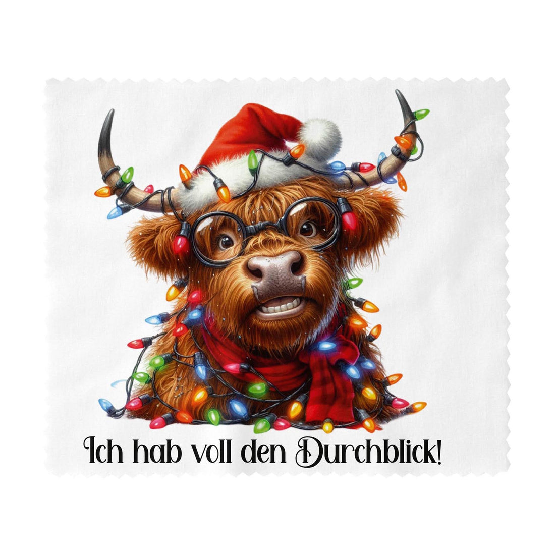Brillenputztuch - Objektivtuch Ich hab voll den Durchblick