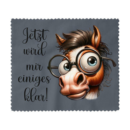 Brillenputztuch - Objektivtuch Jetzt wird mir einiges Klar! Pferd