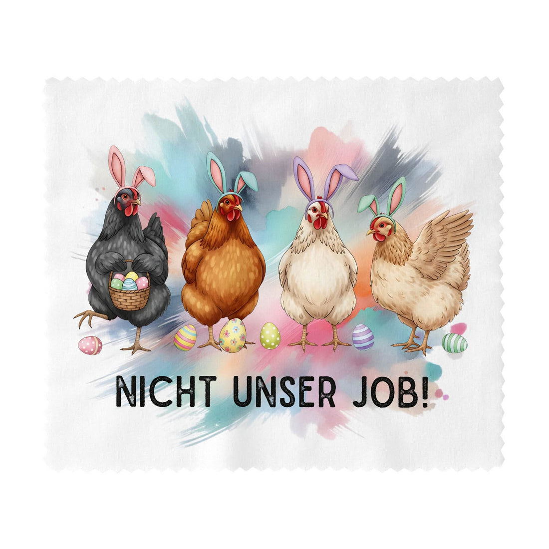 Brillenputztuch Nicht unser Job!