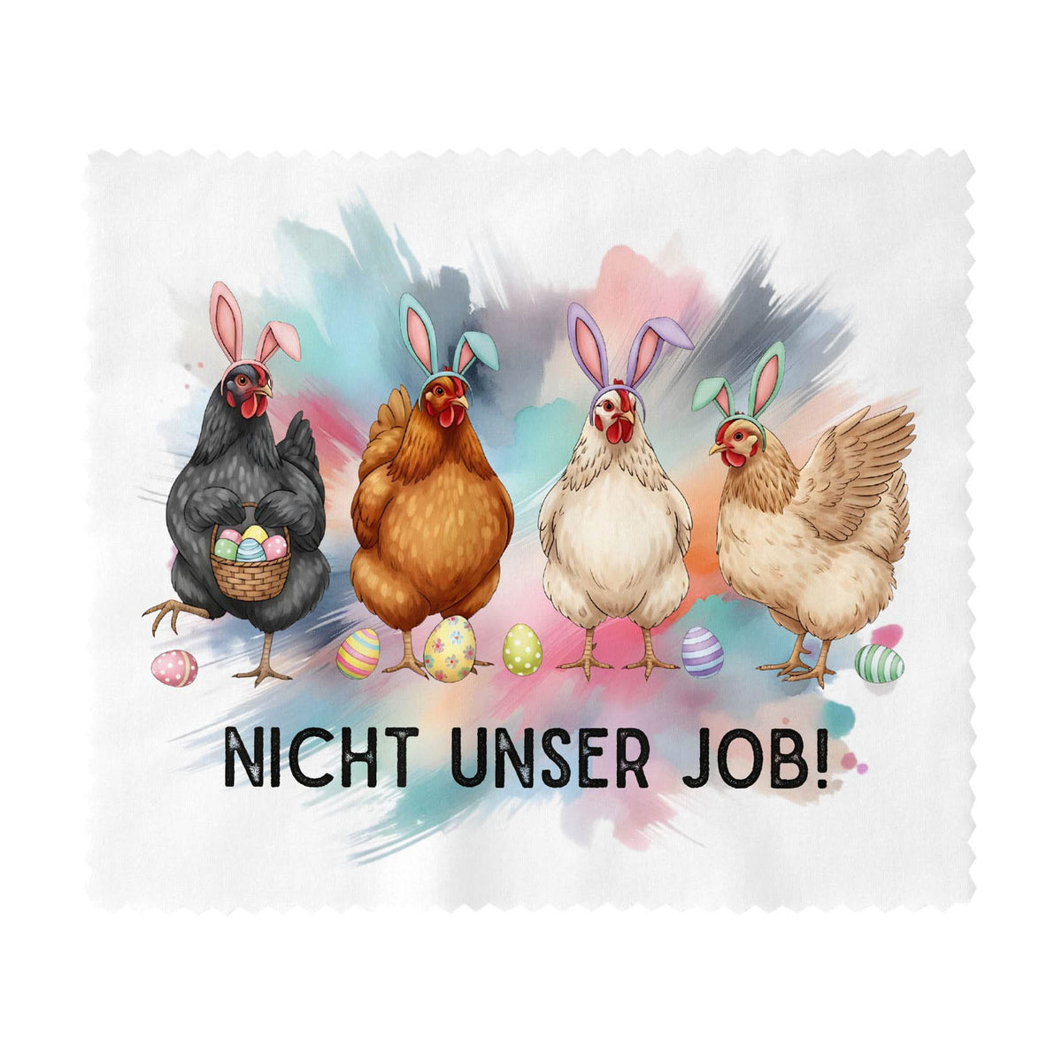 Brillenputztuch Nicht unser Job!