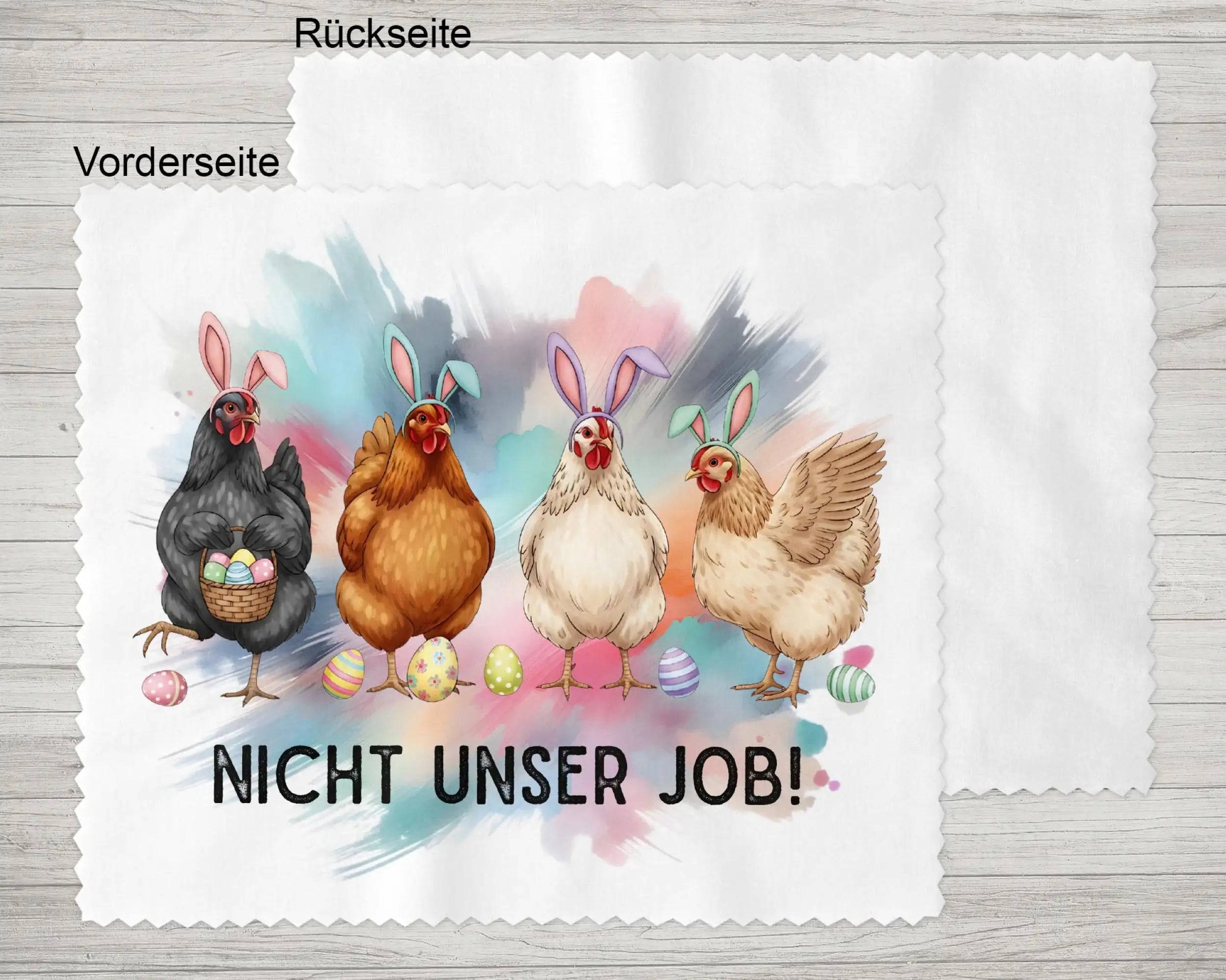 Brillenputztuch Nicht unser Job!