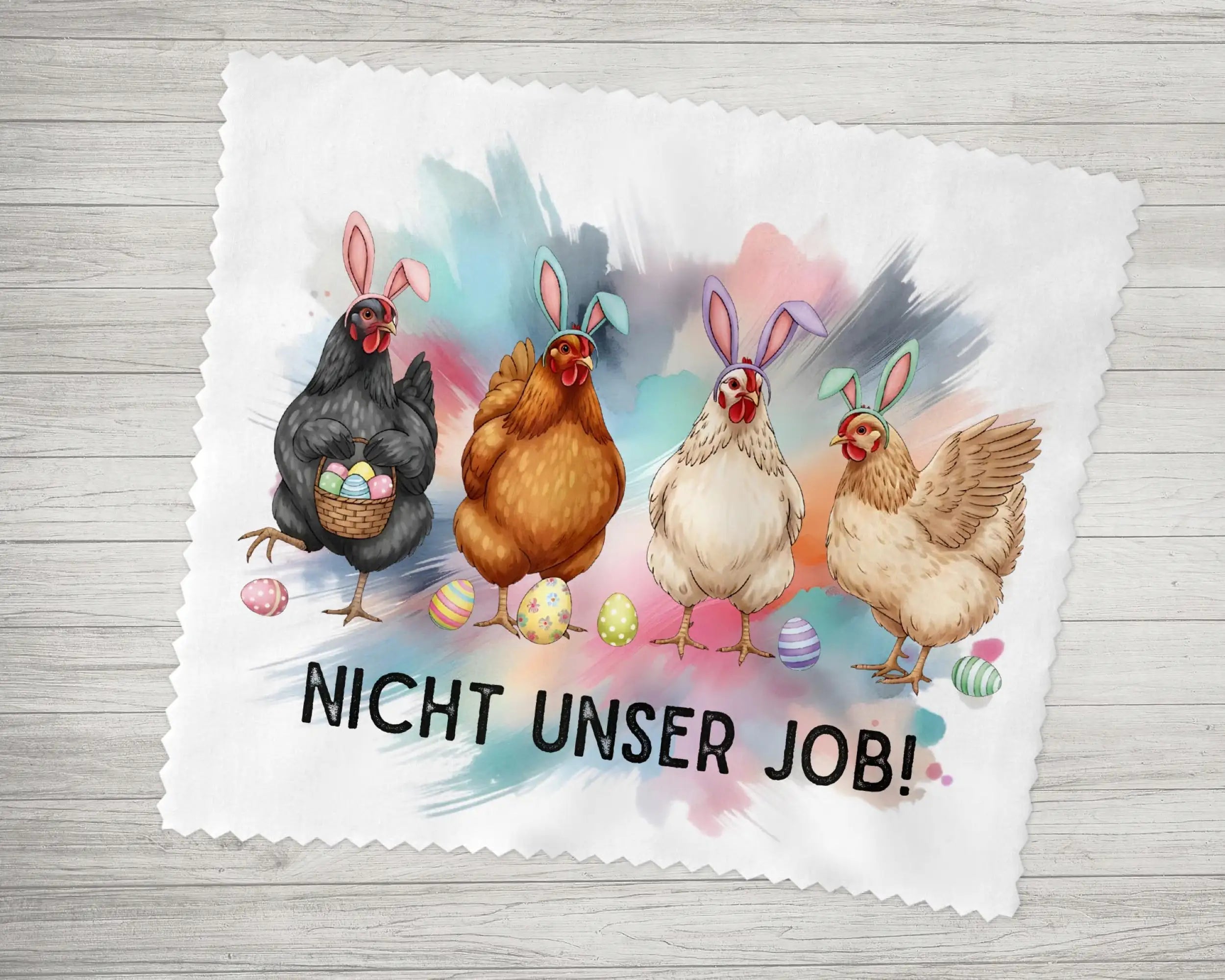 Brillenputztuch Nicht unser Job!