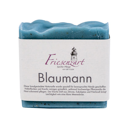 Friesenzart Naturseife Blaumann – Originalproduktbild.