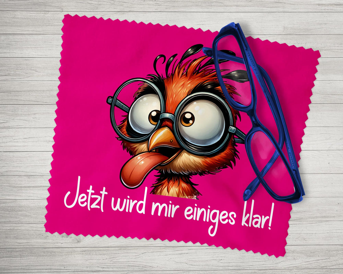 Brillenputztuch - Objektivtuch Jetzt wird mir einiges Klar! Küken