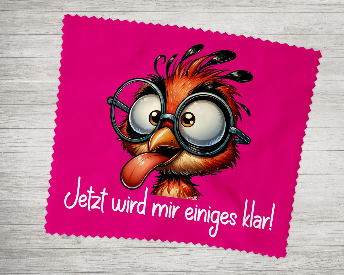 Brillenputztuch - Objektivtuch Jetzt wird mir einiges Klar! Küken