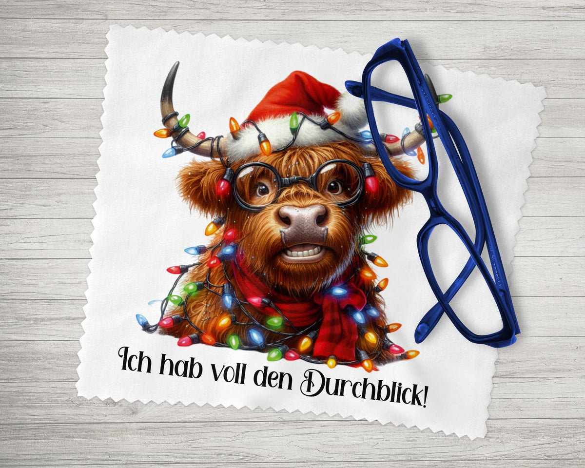Brillenputztuch - Objektivtuch Ich hab voll den Durchblick