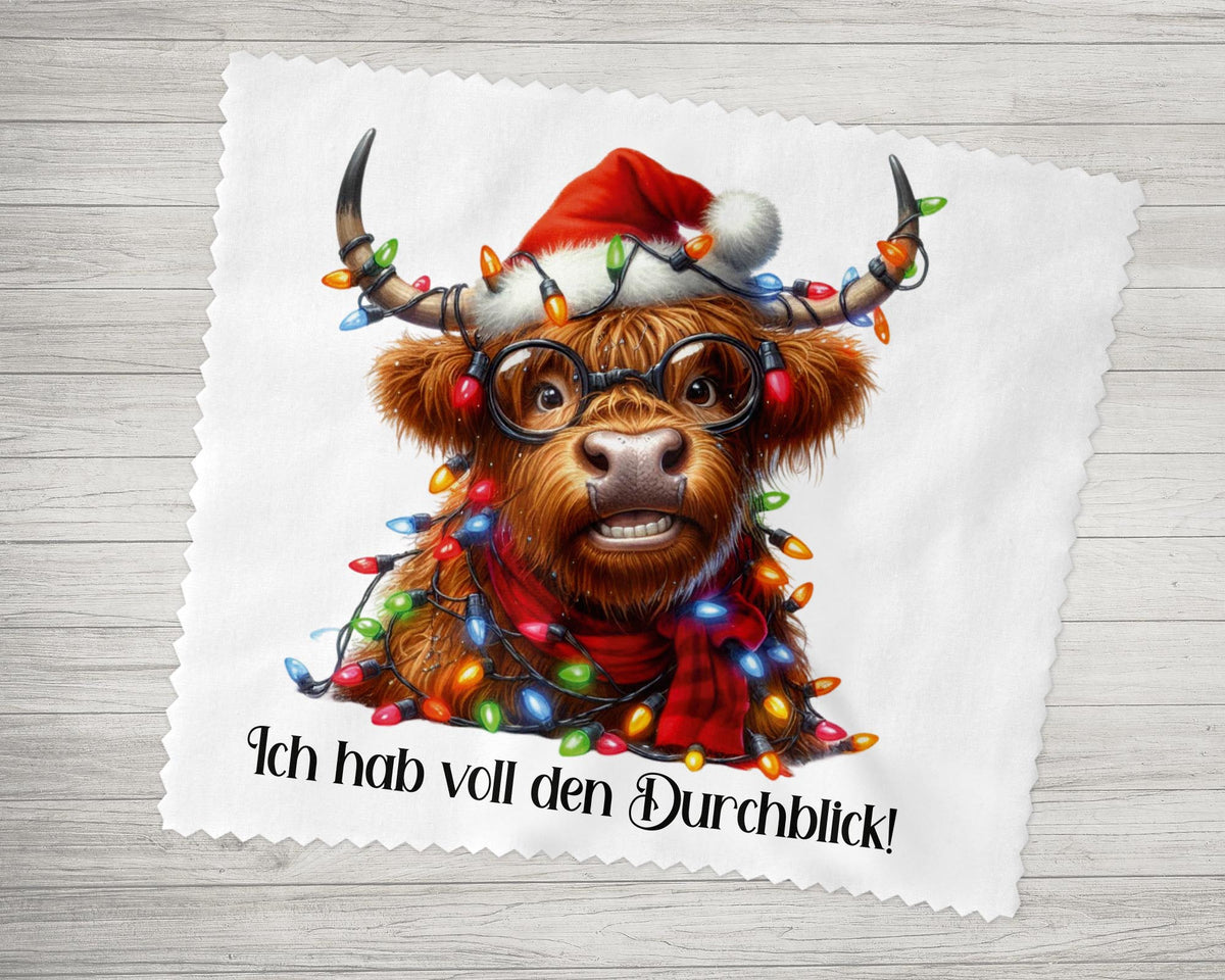Brillenputztuch - Objektivtuch Ich hab voll den Durchblick