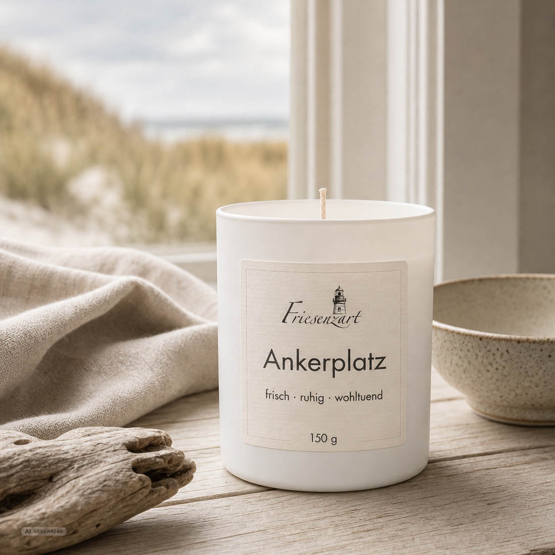 Duftkerze Ankerplatz frisch · ruhig · wohltuend