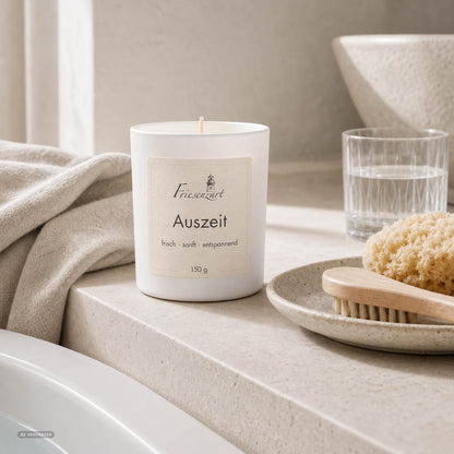 Duftkerze Auszeit frisch · sanft · entspannend