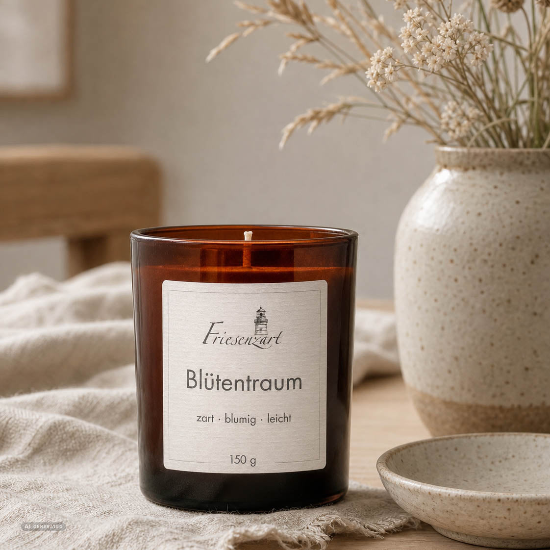 Duftkerze Blütentraum zart · blumig · leicht