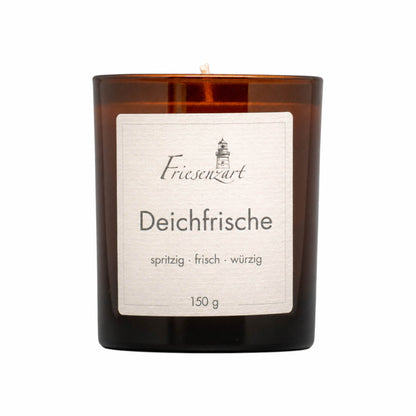 Duftkerze Deichfrische spritzig · frisch · würzig