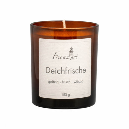 Duftkerze Deichfrische spritzig · frisch · würzig