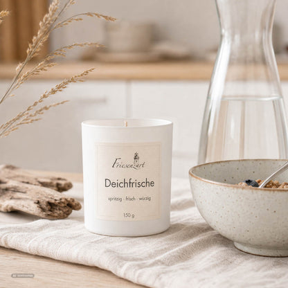 Duftkerze Deichfrische spritzig · frisch · würzig