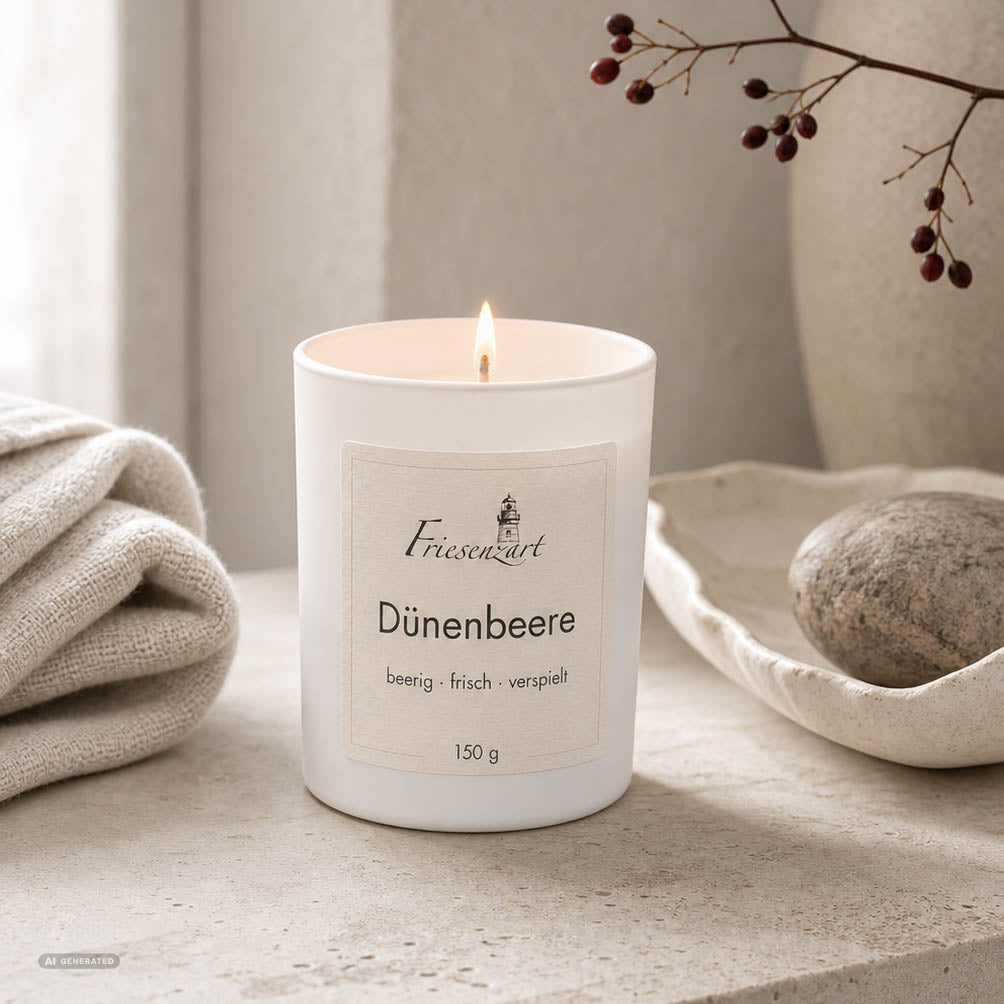 Duftkerze Dünenbeere beerig · frisch · verspielt