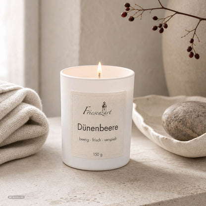 Duftkerze Dünenbeere beerig · frisch · verspielt