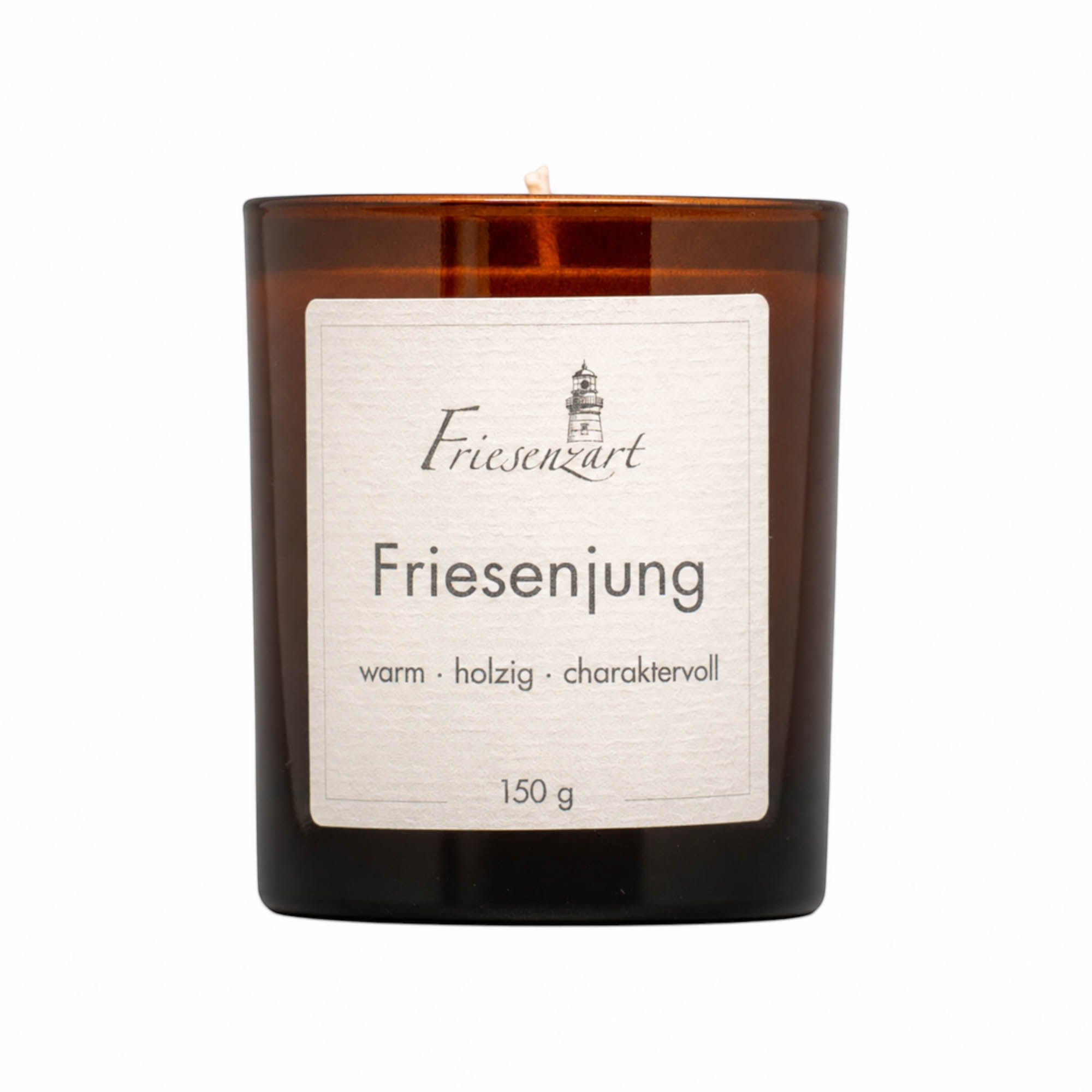 Duftkerze Friesenjung warm · holzig · charaktervoll