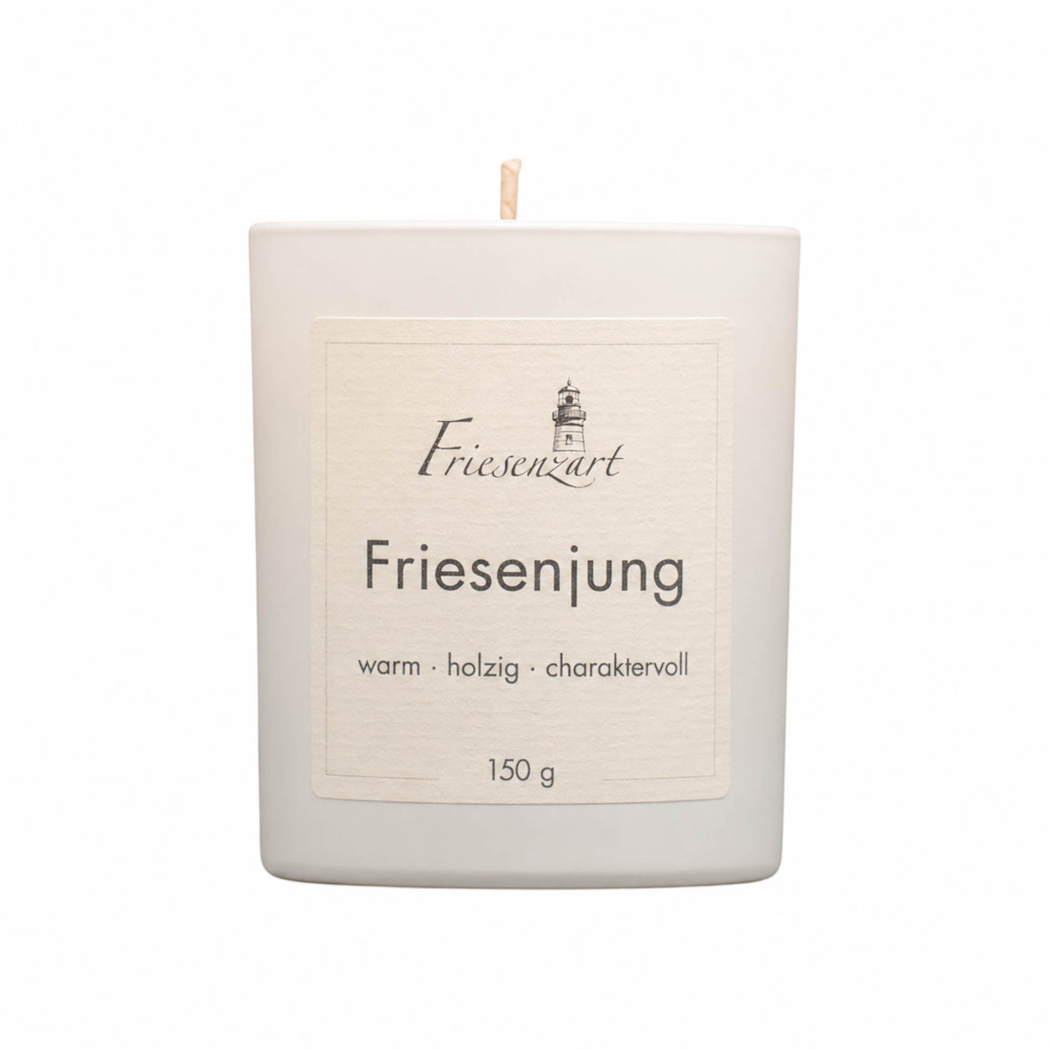 Duftkerze Friesenjung warm · holzig · charaktervoll