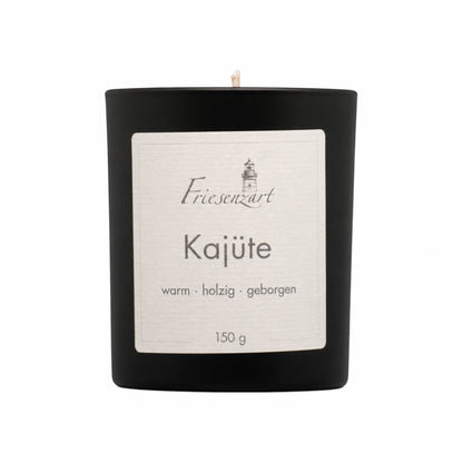 Duftkerze Kajüte warm · holzig · geborgen