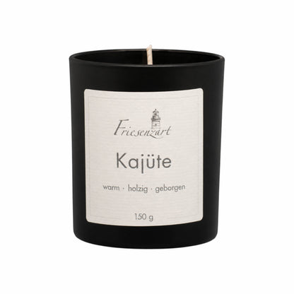 Duftkerze Kajüte warm · holzig · geborgen