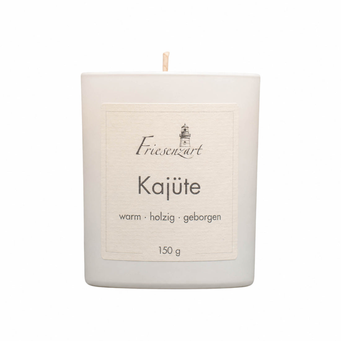 Duftkerze Kajüte warm · holzig · geborgen