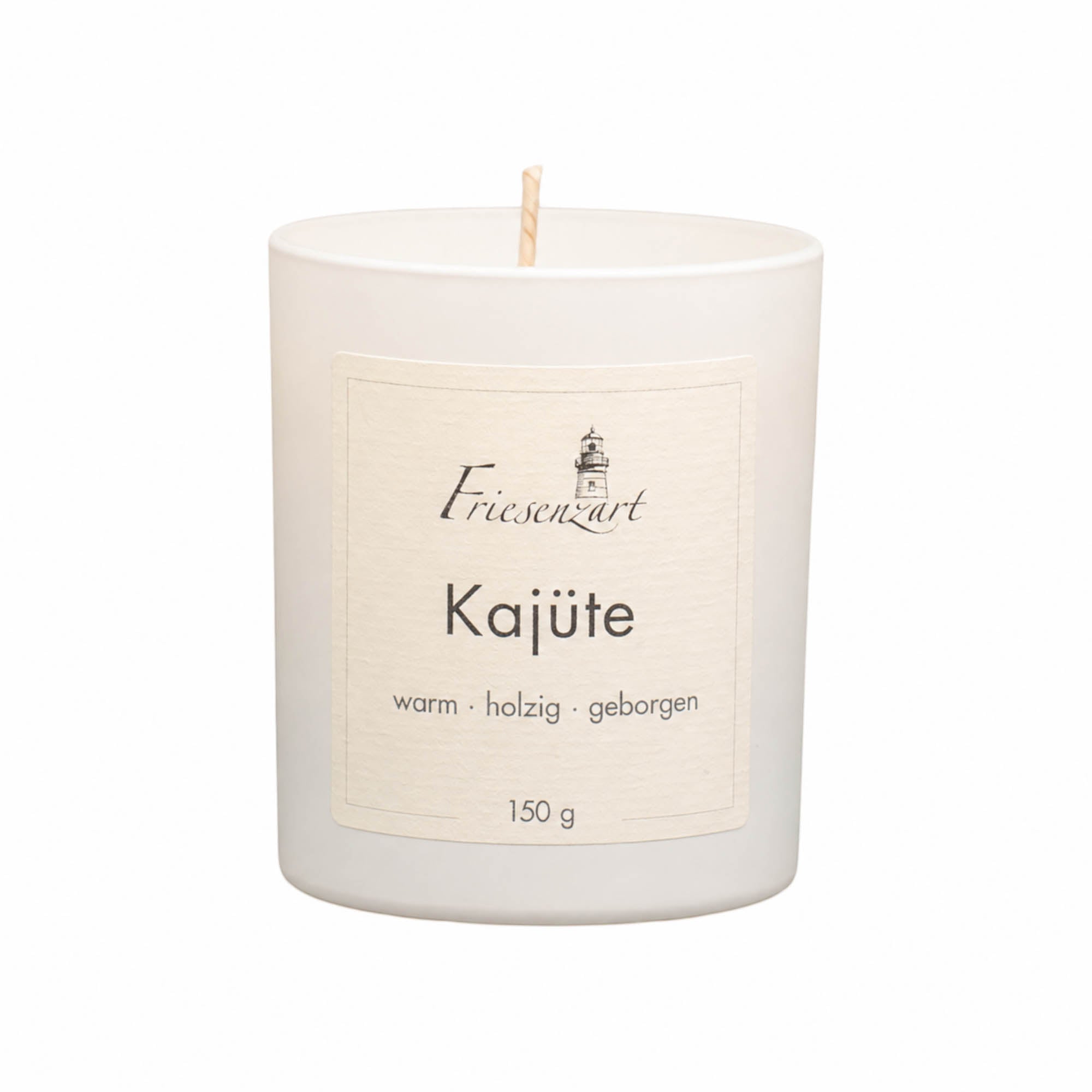 Duftkerze Kajüte warm · holzig · geborgen
