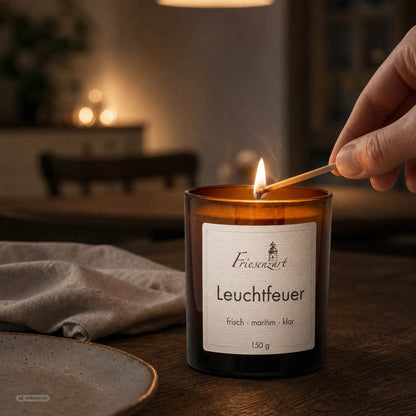 Duftkerze Leuchtfeuer frisch · maritim · klar