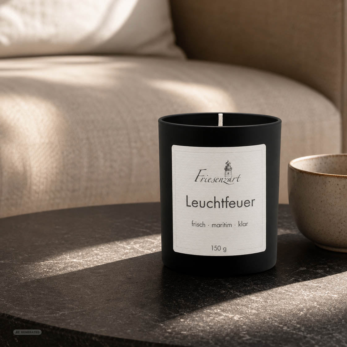 Duftkerze Leuchtfeuer frisch · maritim · klar