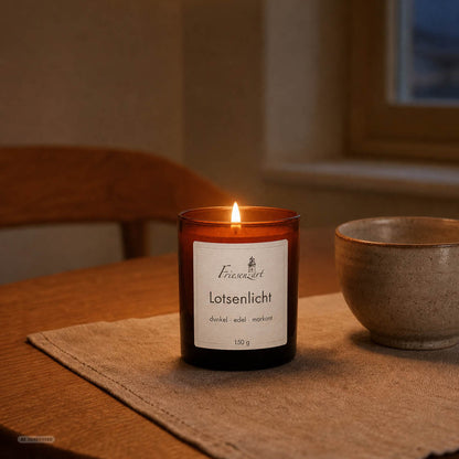 Duftkerze Lotsenlicht dunkel · edel · markant