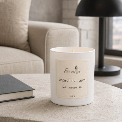 Duftkerze Maschinenraum herb · markant · klar