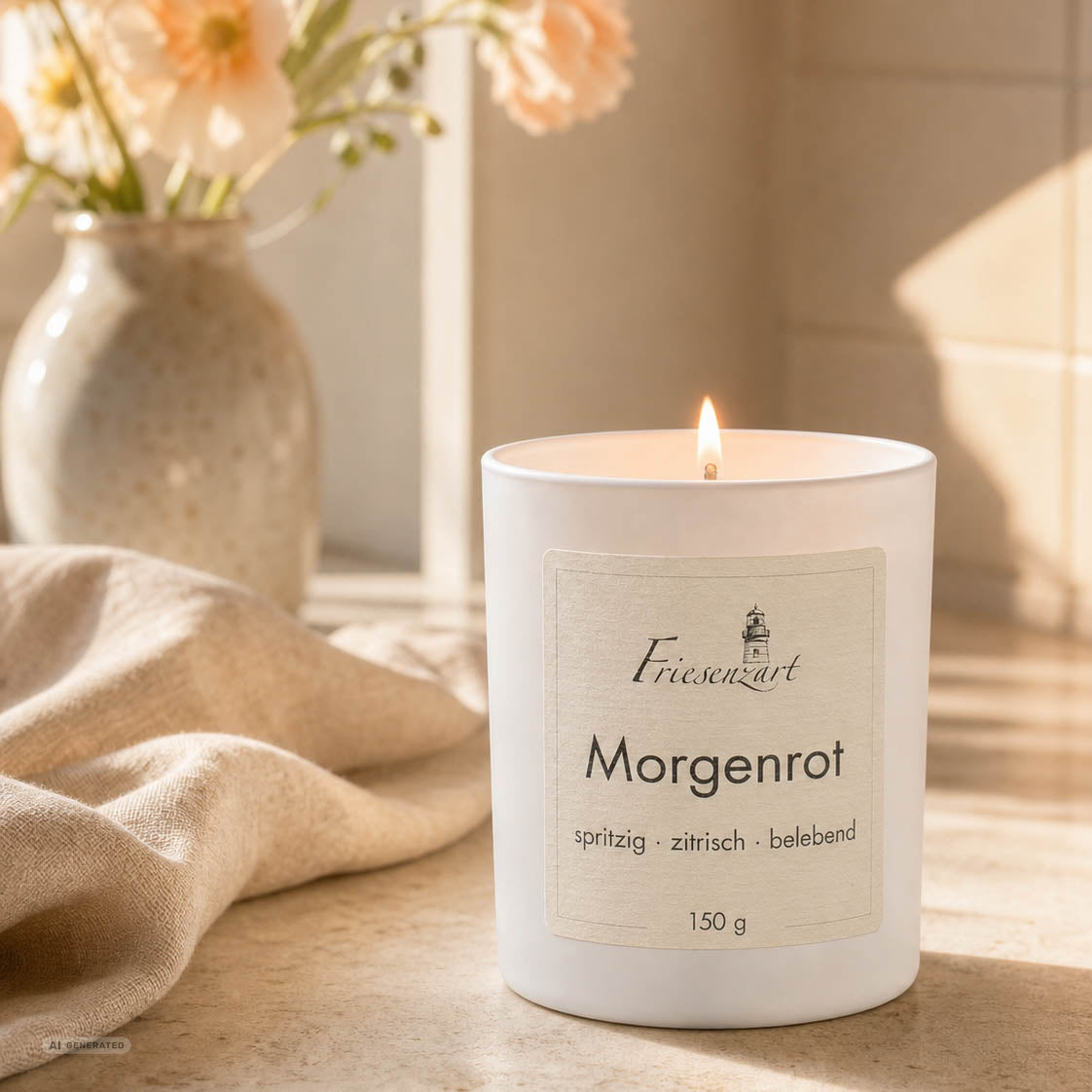 Duftkerze Morgenrot spritzig · zitrisch · belebend