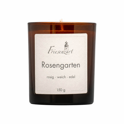 Duftkerze Rosengarten rosig · weich · edel