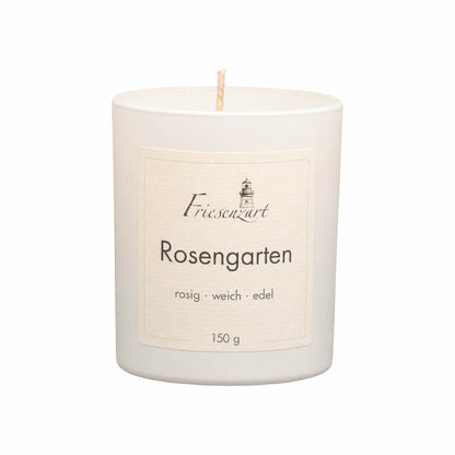 Duftkerze Rosengarten rosig · weich · edel