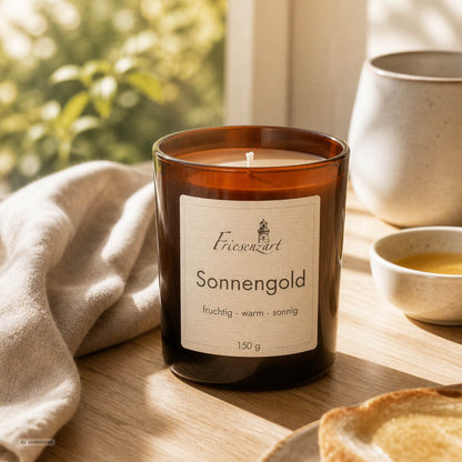 Duftkerze Sonnengold fruchtig · warm · sonnig