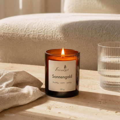 Duftkerze Sonnengold fruchtig · warm · sonnig