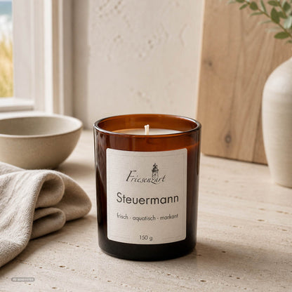 Duftkerze Steuermann frisch · aquatisch · markant