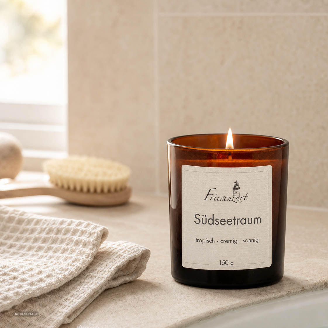 Duftkerze Südseetraum tropisch · cremig · sonnig