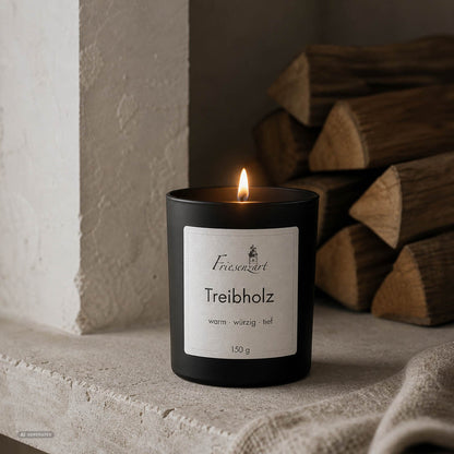 Duftkerze Treibholz warm · würzig · tief